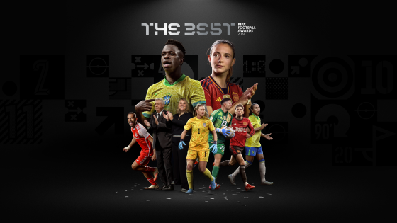 أيتانا بونماتي وفينيسيوس جونيور على قمة العرش الكروي في جوائز The Best من FIFA™ لعام 2024